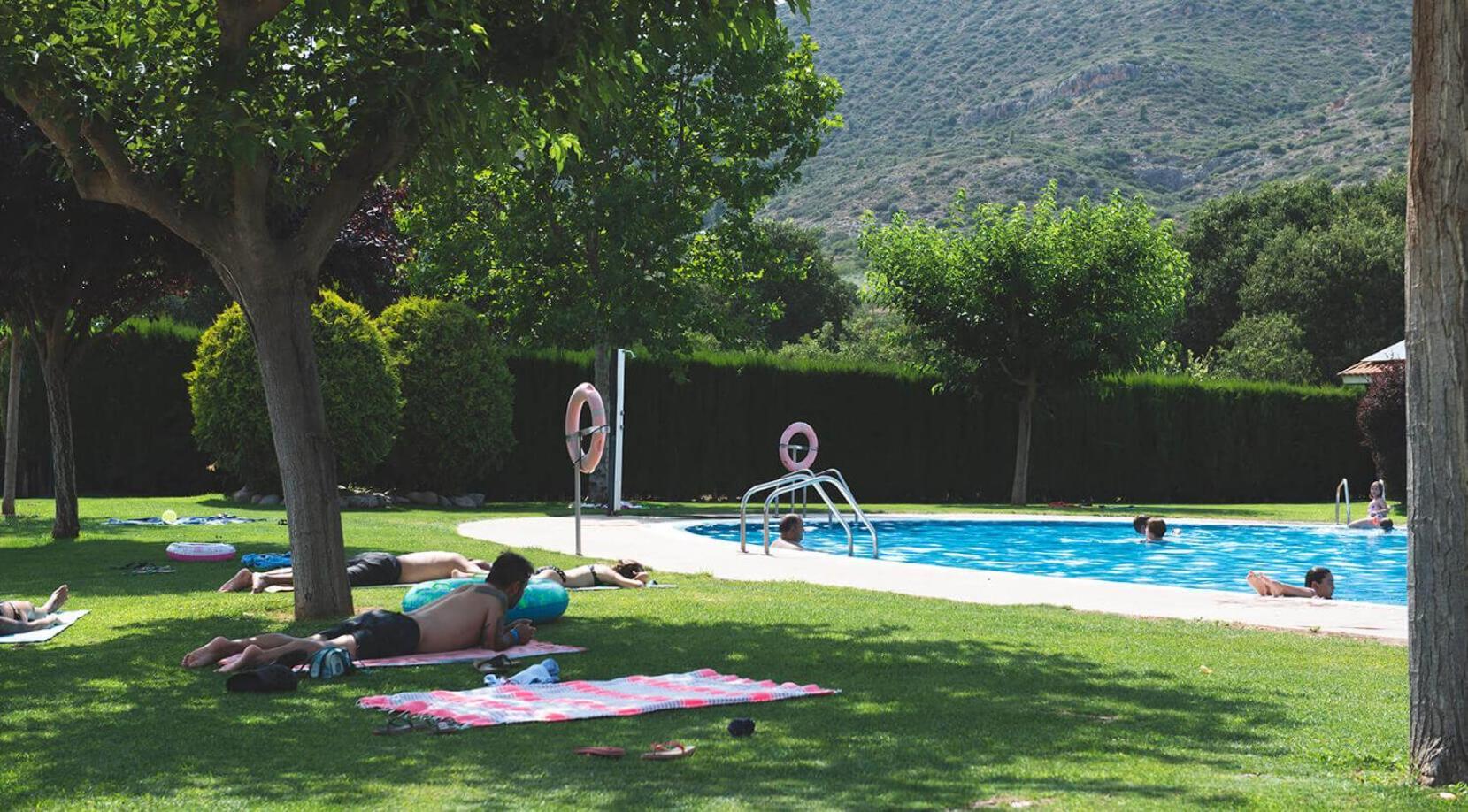 La Noguera Camping Sant Llorenç de Montgai Zewnętrze zdjęcie